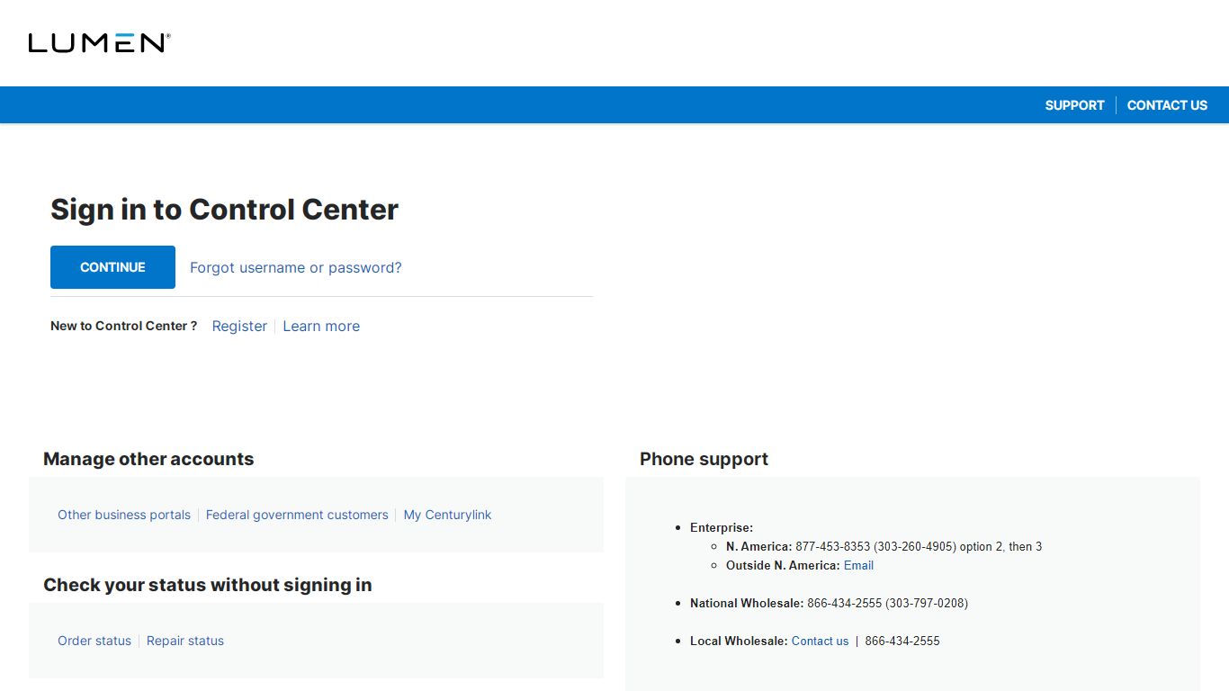 Login | CenturyLink
