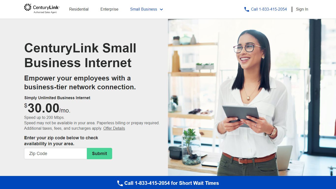 CenturyLink Business Internet | Call 833-591-0937